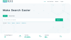 ChemCheck : un système gratuit de recherche en ligne dans les inventaires de substances chimiques