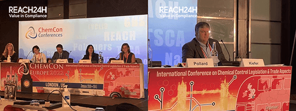 Présent pour la huitième fois, REACH24H apporte les évolutions réglementaires mondiales en matière de produits chimiques à ChemCon Europe 2022