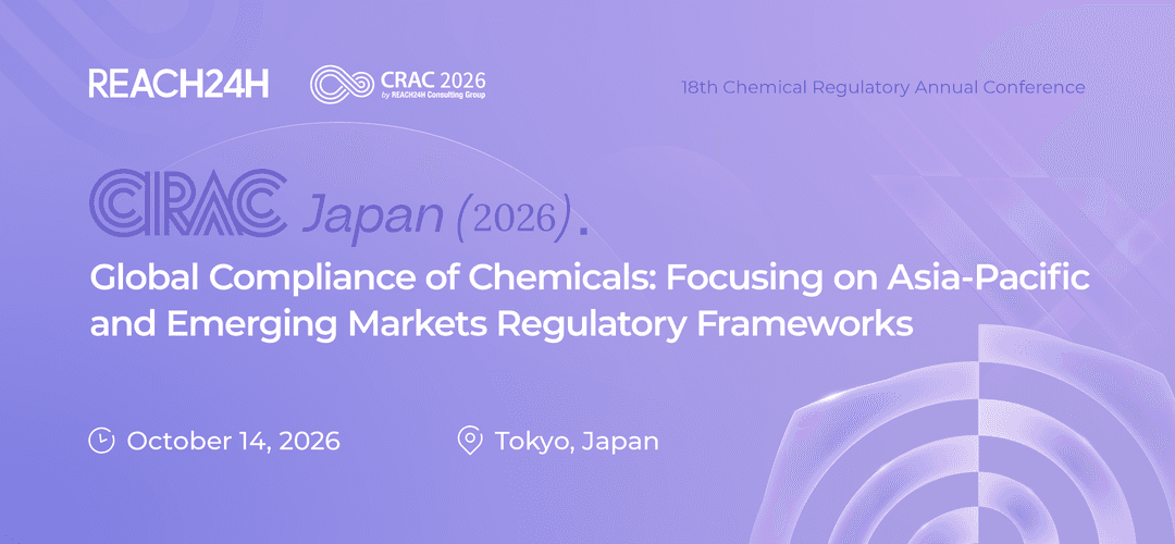 CRAC Japan 2026: Chemikalien-Compliance im asiatisch-pazifischen Raum und in aufstrebenden Märkten meistern